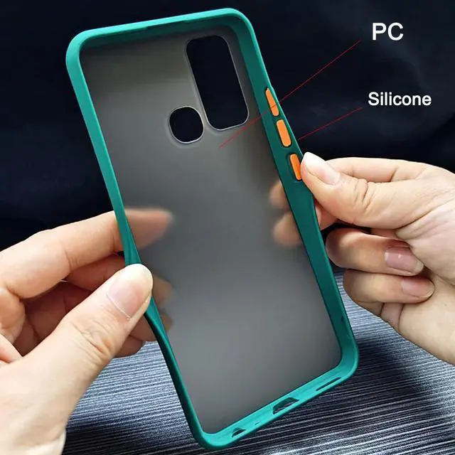 Alt view image 3 of 6 - Acrylic Phone Case for VIVO Y50 Y20 I Y30 Y95 Y93 Y19 PC Transparent Back Cover For VIVO V15 Pro V17 V19 V20 SE Anti Knock Case