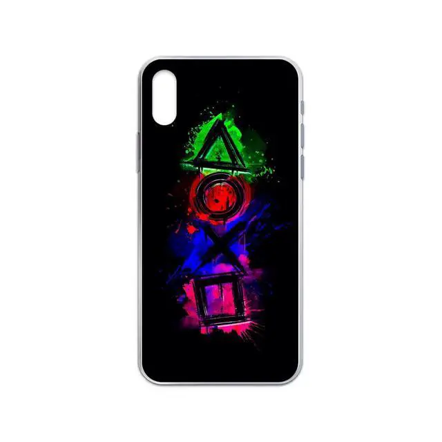 Alt view image 2 of 6 - PlayStation Buttons PS Phone Case cover For iphone 4 4S 5 5C 5S 6 6S PLUS 7 8 X XR XS 11 PRO SE 2020 MAX transparent Etui