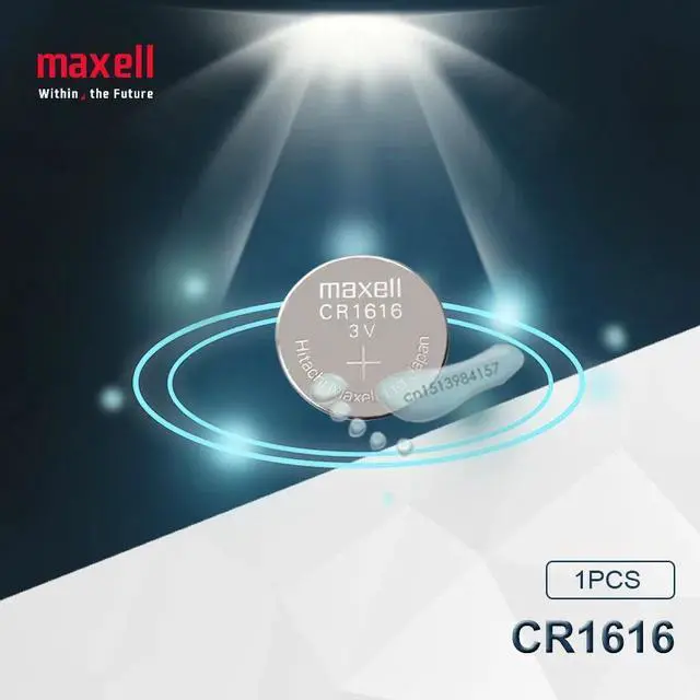 Alt view image 2 of 5 - 2pc Maxell CR1616 DL1616 ECR1616 LM1616 1616 3V Lithium Batteries Cell Button Coin Battery