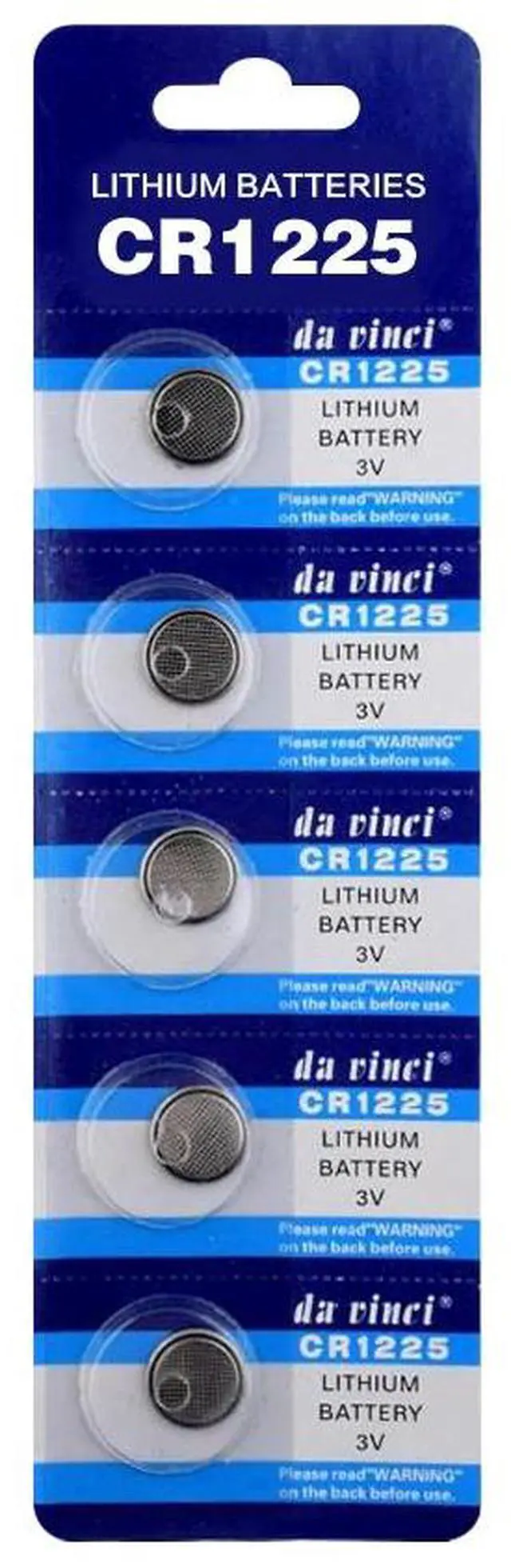 Alt view image 2 of 6 - 10Pcs CR1225 Coin Cell Lithium Battery 3V LM1225 BR1225 ECR1225 KCR1225 Button Batteries for Calculator Watch Toy MP3 player