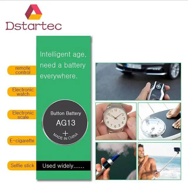 Alt view image 3 of 6 - 2020  10pcs 30mAh 1.55V AG13 LR44 L1154 RW82 SR1154 SP76 pila SR44 Button Batteries For Watch Toys Remote Cell Coin Battery