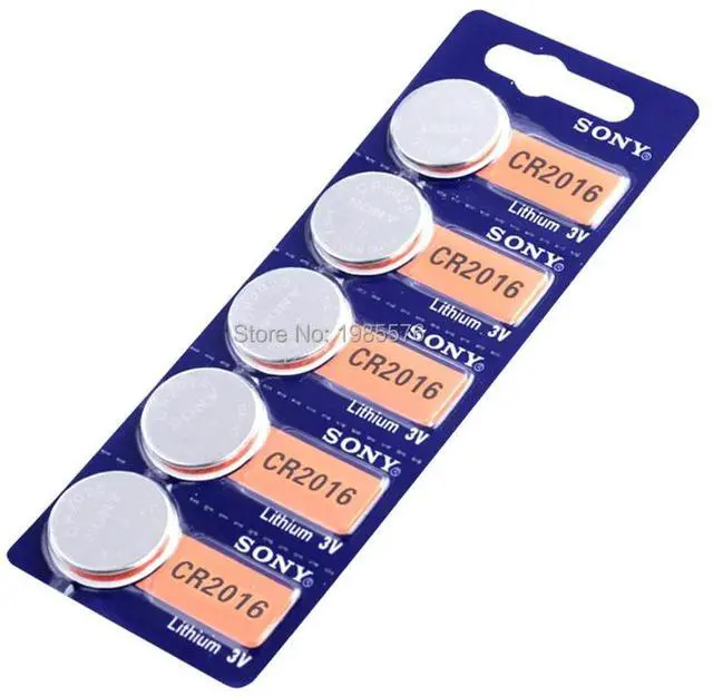 Alt view image 5 of 6 - 1PC FOR SONY cr2016 Lithium Battery 3V Li-ion Button Battery Watch Coin Cell Batteries cr 2016 DL2016 ECR2016 BR2016 For Watch