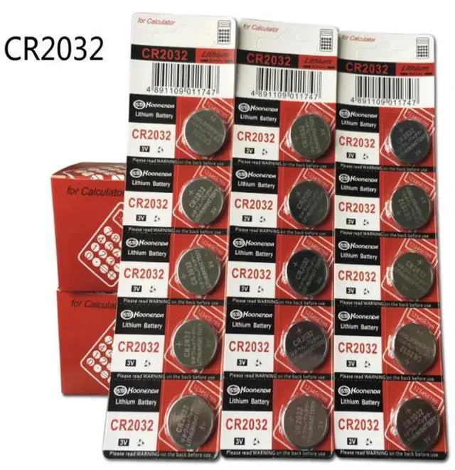 Alt view image 2 of 6 - 10PCS for CR2032 Button Cell Battery 3V Lithium Batteries for Watch Toys Computer Calculator Control cr 2032