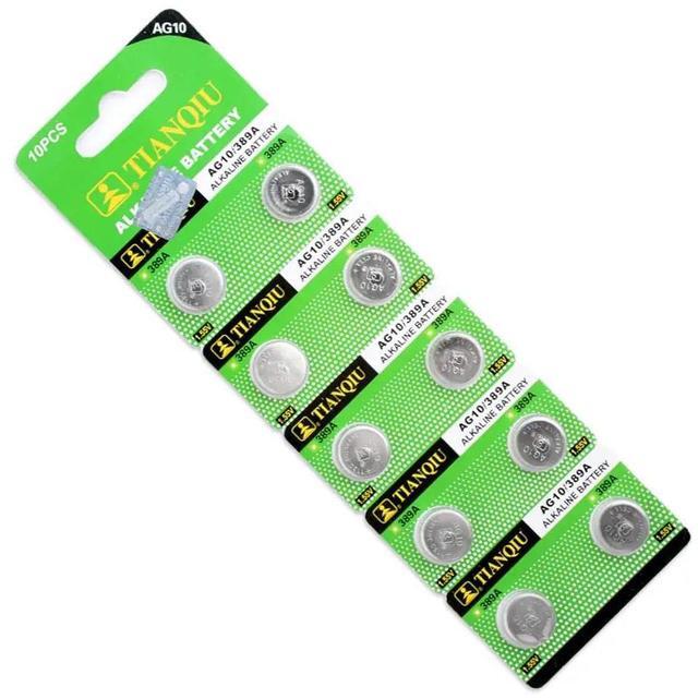 Alt view image 4 of 6 - Lowest Price++Pile Montre+ +Hot Selling+ 20Pcs 1.55V AG10 LR54 LR1130 L1131 389 189 Alkaline Batteries Button Cell Coin 21