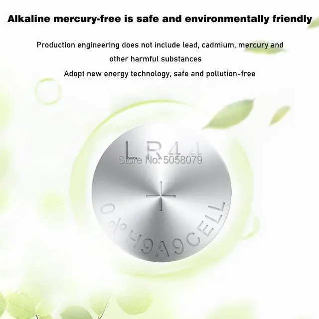 Alt view image 4 of 6 - 10PCS Button Battery 1.55V AG13 LR44 L1154 SR47 SG13 SR1154 SP76 pila SR44 G13A G13 AG 13 Alkaline Button Cell Coin Batteries