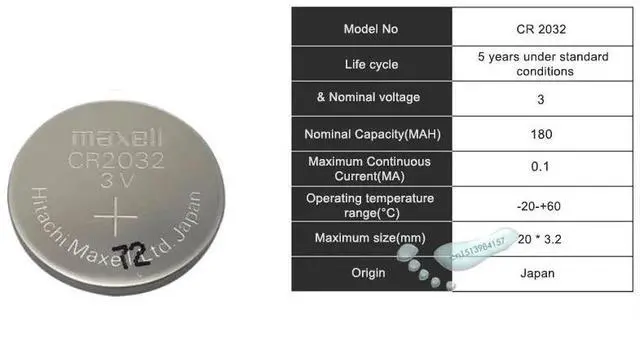Alt view image 2 of 3 - 4pc maxell brand  battery cr2032 3v button cell coin batteries for watch computer toy remote control cr 2032