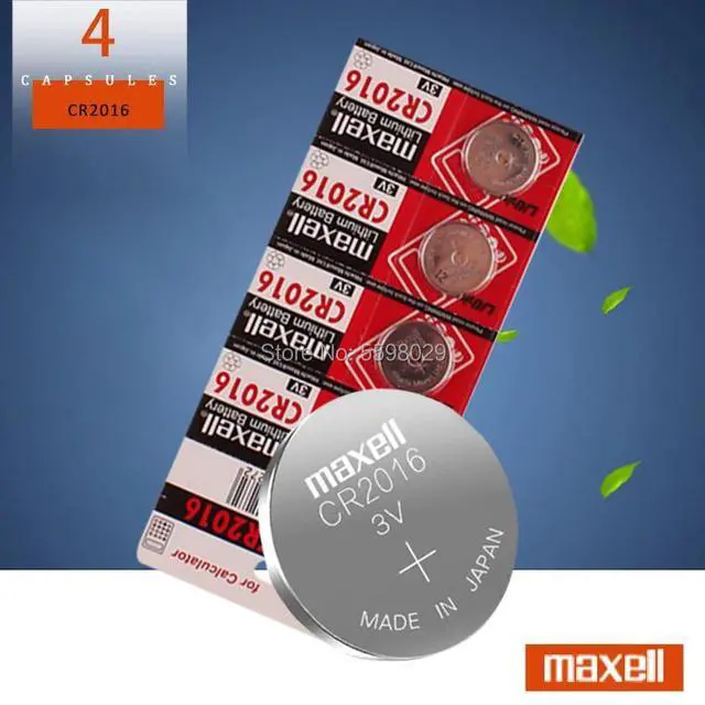 Main image of 4PC for maxell Quality cr2016 Lithium Battery 3V Li-ion Button Battery Watch Coin Cell Batteries cr 2016 DL2016 ECR2016 BR2016