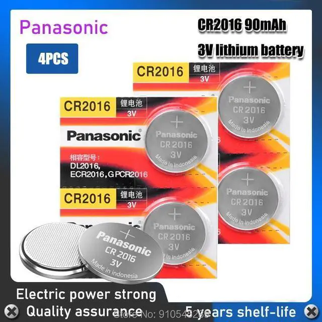 Main image of 4Pcs CR2016 3V  Button Li-Po Lithium Battery For Watches Control Toy-Car Calculator Cell Button Coin Battery