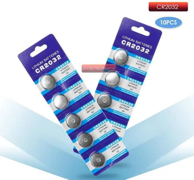 Main image of kpay 10pcs CR2032 Button Batteries BR2032 DL2032 ECR2032 Cell Coin Li-lon Battery 3V CR 2032 For Watch Electronic