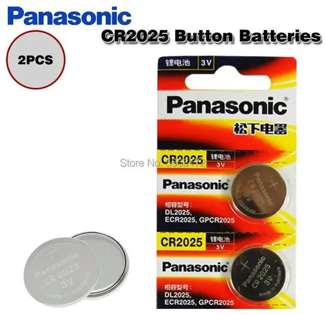 Main image of 2PCS/LOT cr 2025 3V Lithium cr2025 Button Cell Batteries Coin Battery For LED Lights Toys Watches