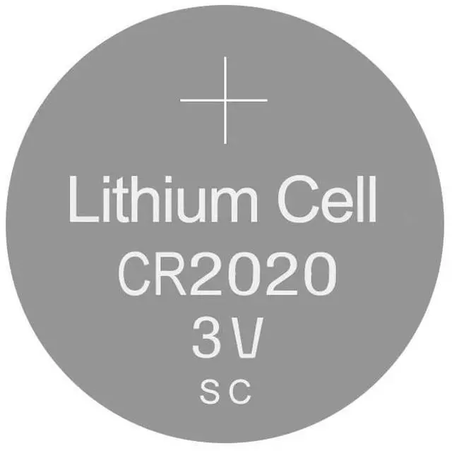 Alt view image 2 of 3 - Lithium Button Battery Coin Cell Batteries CR2020 3V 2 Pieces Watch Cells CR 2020 for Writing/Drawing/Handwriting Tablet