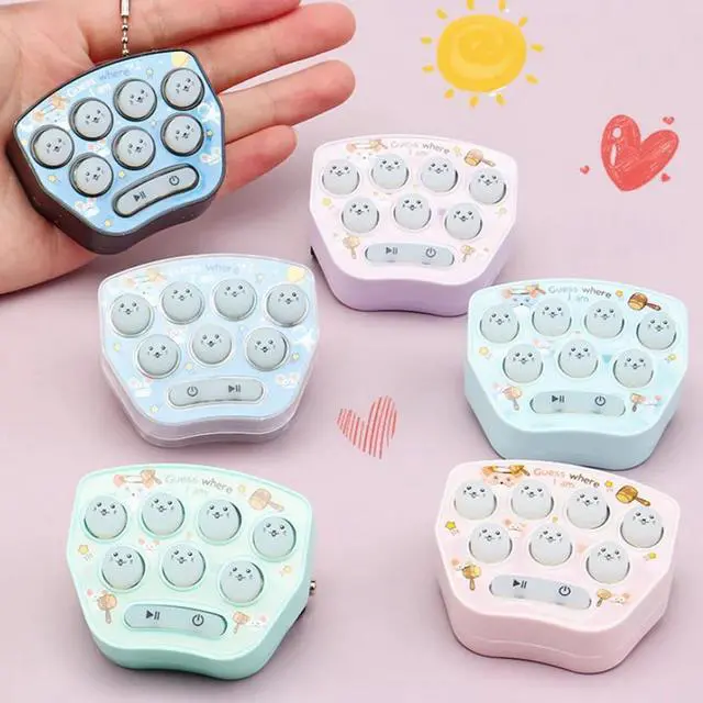 Alt view image 6 of 6 - Funny Hamster Toy Game Machine Keychain Kids Funny Toys Sensory Toy Autism Special Needs Stress Reliever Toys