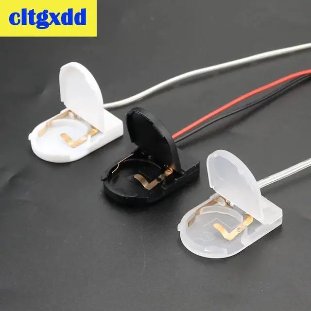 Main image of cltgxdd 5PCS CR2032 Button Coin Cell Battery Socket Holder Case Cover With ON-OFF Switch 3V battery Storage Box