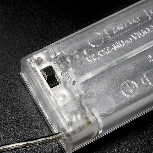 Alt view image 2 of 5 - 1PCS 3V Transparent Battery Box 2xAA Battery Holder With NO/OFF Button Switch &Wire Lead For AA Rechargeable Battery