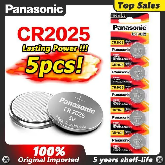 Main image of 2020 5pcs Cr2025 CR 2025 BR2025 DL2025 KCR2025 LM2025 3v Button Battery Coin Lithium Battery For Watch Toy Toys Clock