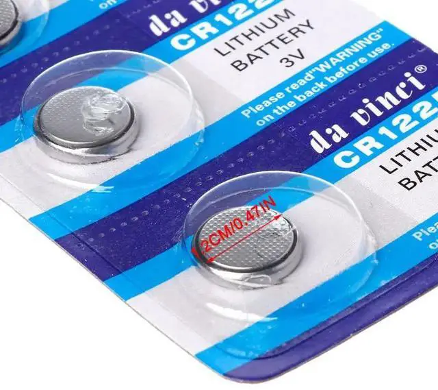 Alt view image 2 of 6 - 5PCS Lithium Battery CR1225 Electronic Coin Cell Button Batteries 3V LM1225 BR1225 KCR1225 CR 1225 Watch Car Key Toy