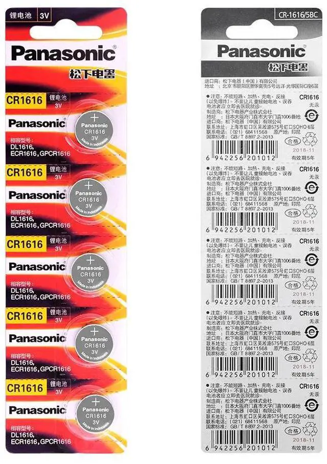 Alt view image 6 of 6 - 10PCS  CR1616 cr 1616 ECR1616 GPCR1616 Button Cell Battery For Watch Car Remote Key 3v Lithium Battery