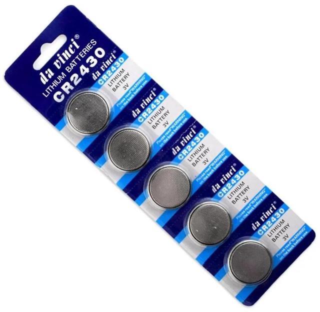 Alt view image 6 of 6 - +Pilas Boton+ Hot selling + 5pcs Wholesale CR2430 DL2430 2430 3V Button Battery For Watch Toy Headphone
