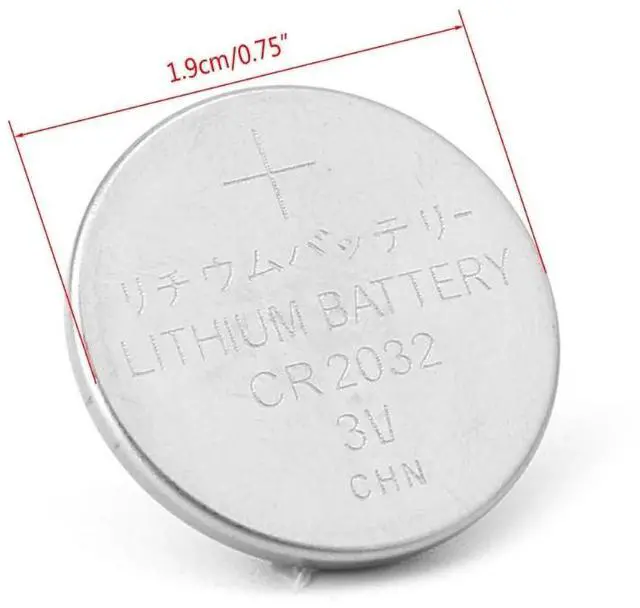 Alt view image 5 of 5 - 10PCS Lithium Battery CR2032 CR 2032 Button Cell Coin Battery For Calculator Scale Remote Watch Watch Car Key Toy Remote 3V