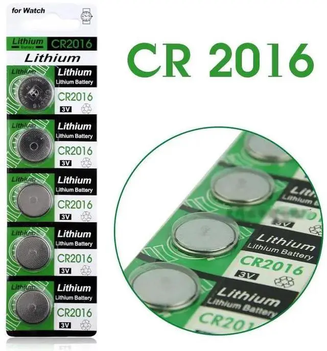 Alt view image 5 of 6 - 5pcs/pack CR2016 Button Batteries LM2016 BR2016 DL2016 Cell Coin Lithium Battery 3V CR 2016 For Watch Electronic Toy Remote
