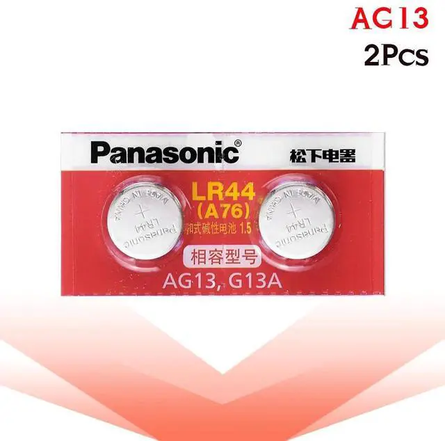 Alt view image 6 of 6 - 2pcs 1.5V AG13 LR44 Lr 44 Batteries Zinc Button Coin Celula Men Women Watch Clock Battery SR1154 SR44 SR44SW SR44W