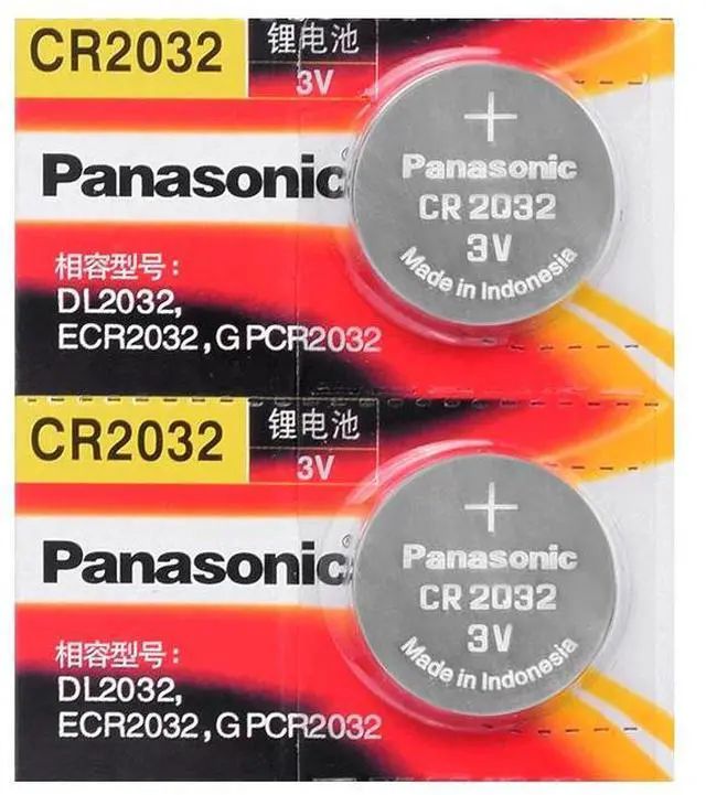 Alt view image 6 of 6 - 2pcs CR2032 CR 2032 Lithum Coin Button Battery ECR2032 KCR2032 BR2032 KL2032 Computer Motherboard Watch Batteries