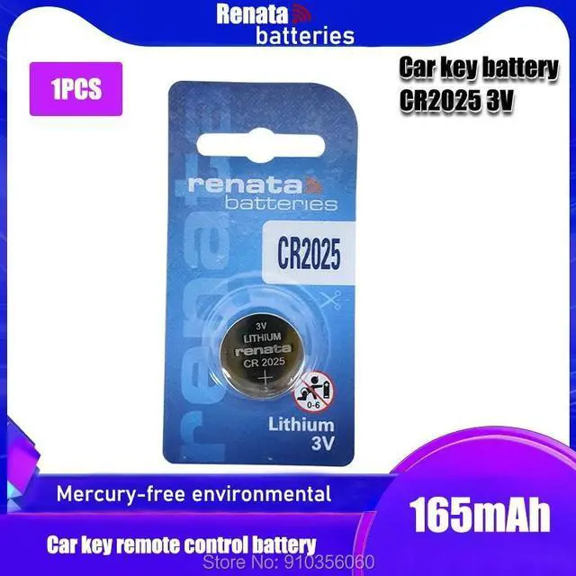 Main image of RENATA CR2025 Button Cell Batteries 1PCS/LOT cr 2025 3V Lithium Coin Battery For Watch Calculator Weight Scale