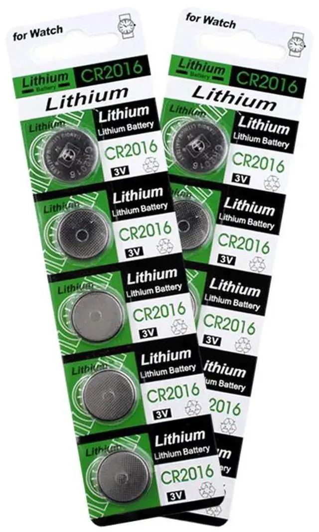 Alt view image 6 of 6 - 2020  promotional 10pcs CR2016 CR 2016 Lithium Battery 3v Watch Bateria BR2016 DL2016 Lithium Button Coin Cells For Watch