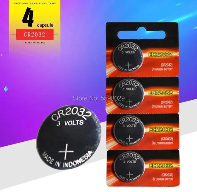 Main image of 2020 Promotion Sale 4pcs 3V for Energizer CR2032 CR 2032 Watch Clock Batteries Button Coins Pilas Calculator Lithium Battery