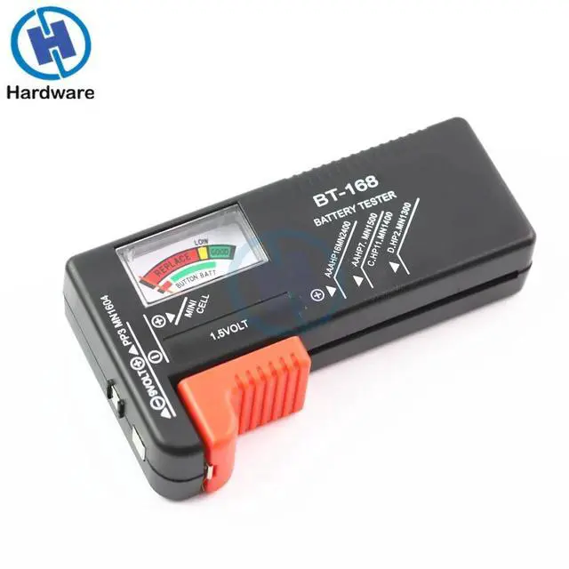 Alt view image 5 of 6 - BT168 Portable Universal Digital Battery Tester Volt Checker For AA AAA 9V Button Multiple Size Battery Tester Checker