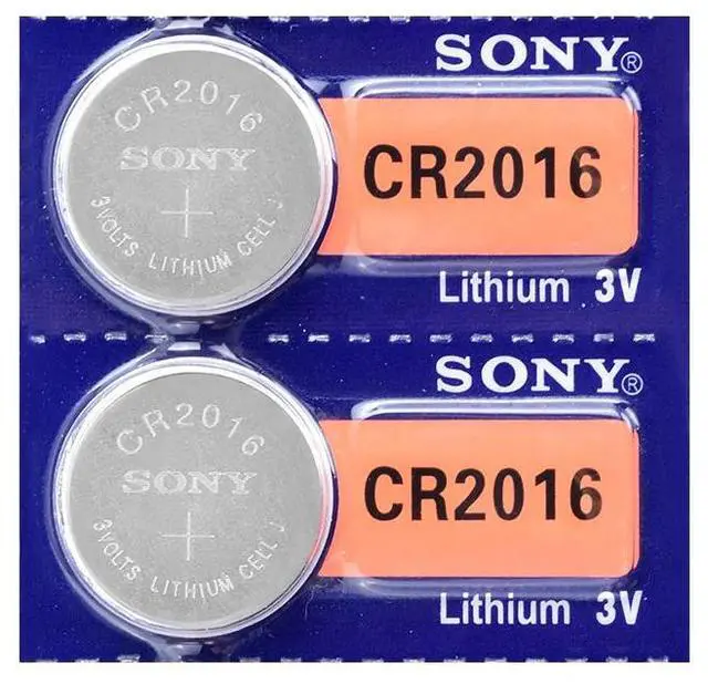 Alt view image 2 of 6 - 2Pcs For Sony CR2016 3V Lithium Battery DL2016 ECR2016 LM2016 BR2016 CR 2016 li-ion Button cell Coin Batteries For watch toys