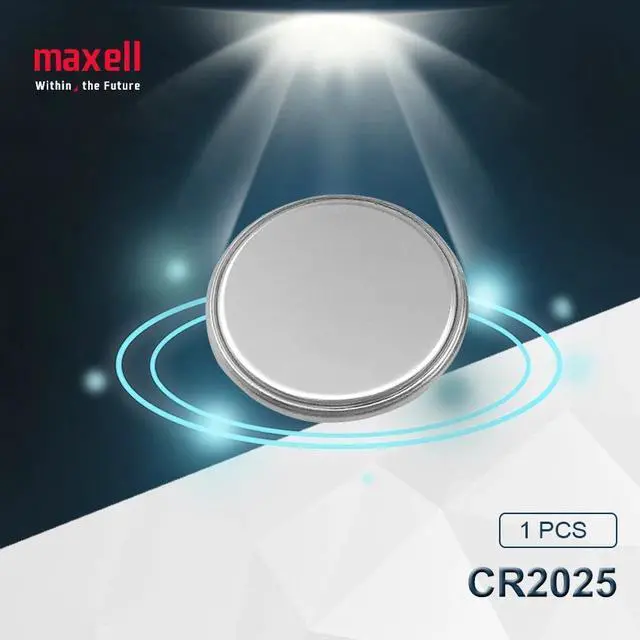Alt view image 2 of 4 - 5pc maxell cr2025 Button Cell Batteries cr 2025 3V Lithium Coin Battery For Watch Calculator Weight Scale