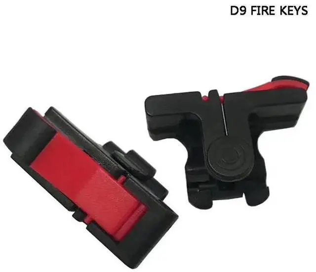 Alt view image 5 of 6 - D9 Mobile Game Gamepad Trigger Joystick Fire Button Controller Shooter for PUBG Handle For Phone Android iPhone PC Game Pad