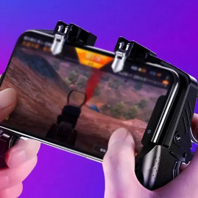 Alt view image 2 of 6 - Mobile Cell phone Game Fire Button Smart Phone Metal Game Trigger L1 R1 Shooter for Fortnite /Knives Out / Survival Rules