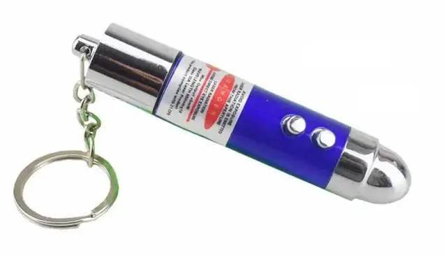 Alt view image 5 of 6 - Funny 2 In1 Red Dot Laser Light Toy Laser Sight Pointer Laser Pen Interactive Toy Keychain Childrens Play Cat Toy