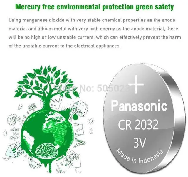 Alt view image 5 of 6 - 2020 Promotion Sale 15pcs 3V CR2032 CR 2032 Watch Clock Batteries Button Coins Pilas Calculator Lithium Battery