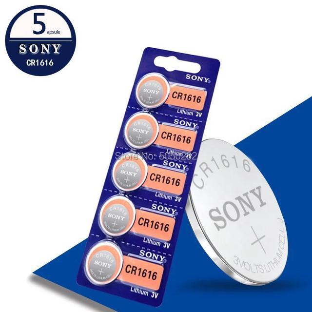 Main image of 5PCS CR1616 Button Cell Coin Batteries FOR SONY cr 1616 3V Lithium Battery DL1616 ECR1616 LM1616 For Watch Toys