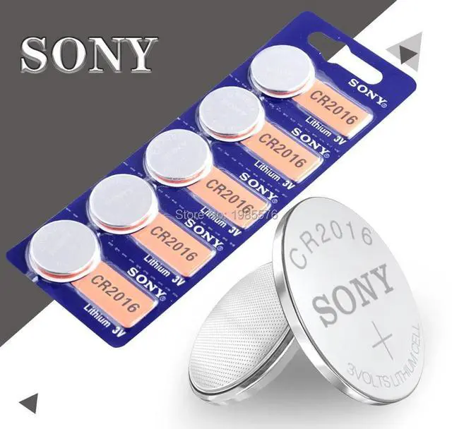 Alt view image 4 of 6 - 1PC FOR SONY cr2016 Lithium Battery 3V Li-ion Button Battery Watch Coin Cell Batteries cr 2016 DL2016 ECR2016 BR2016 For Watch