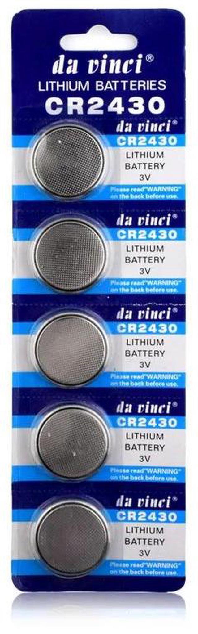 Alt view image 2 of 6 - +Pilas Boton+ Hot selling + 5pcs Wholesale CR2430 DL2430 2430 3V Button Battery For Watch Toy Headphone