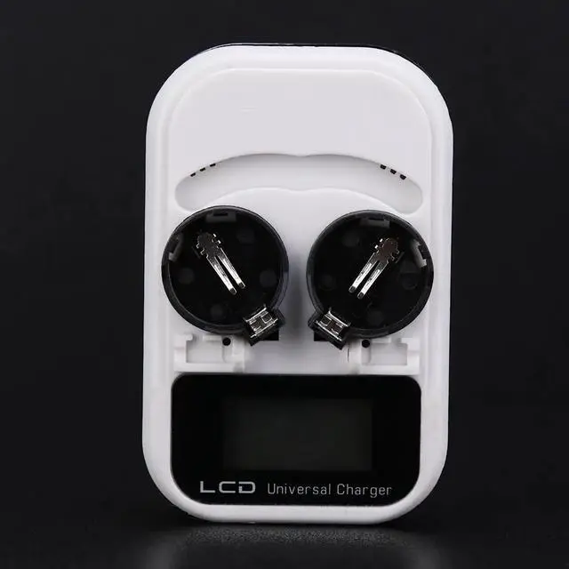 Alt view image 3 of 6 - 3.6V LCD EU Plug Button Battery Charger Recharging for LIR2016/LIR2025/LIR2032/ML2016/ML2025/ML2032 Indicator intelligent 2-Slot