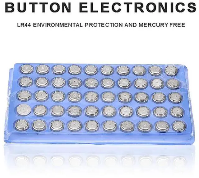 Main image of For Electronic Toys Watch Calculator 50pcs LR44 AG13 L1154 357 SR44 1.5V Button Battery Lithium Metal Watches Batteries Pohiks