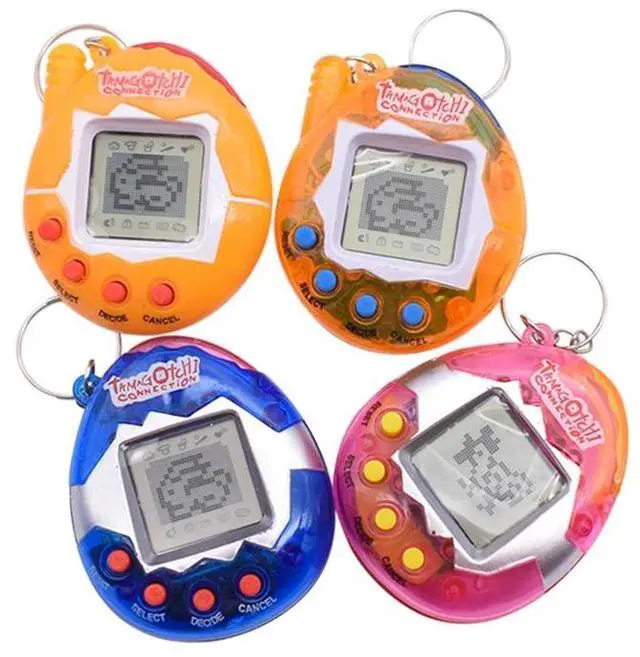 Alt view image 2 of 6 - Tamagochi Virtual Pet Electronic Pets Toys 7 Colors 49 Animals In One Box Nostalgic Kid's Toys With Key chain Christmas Gift