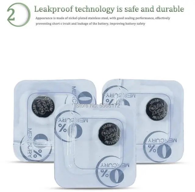 Alt view image 2 of 5 - 20pcs/Lot FOR SONY AG1 364 LR621 164 SR60 SR621SW 1.55V Watch Button Coin Cell Battery Single grain packing