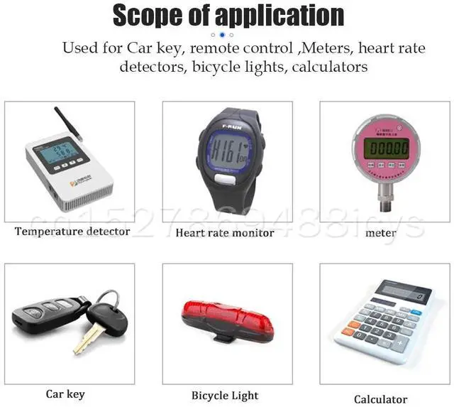 Alt view image 5 of 6 - 10PCS  CR1620 CR 1620 3V Lithium Battery For Watch Calculator Clock Remote Control Toys Button Coin Cell