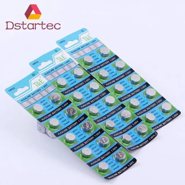 Alt view image 6 of 6 - 2020  10pcs 30mAh 1.55V AG13 LR44 L1154 RW82 SR1154 SP76 pila SR44 Button Batteries For Watch Toys Remote Cell Coin Battery