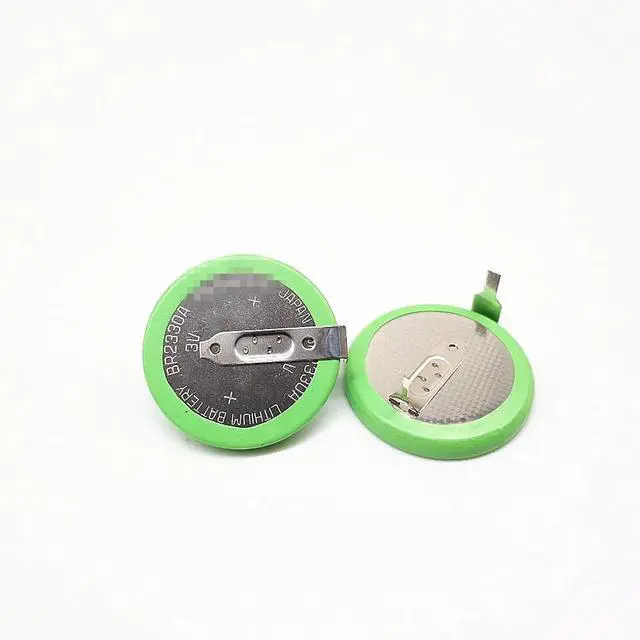 Main image of 1pcs BR2330A/HDN with solder feet, high temperature resistant button motherboard battery 3V BR2330