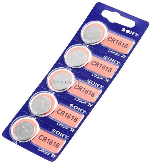 Alt view image 5 of 6 - 5PCS CR1616 Button Cell Coin Batteries FOR SONY cr 1616 3V Lithium Battery DL1616 ECR1616 LM1616 For Watch Toys