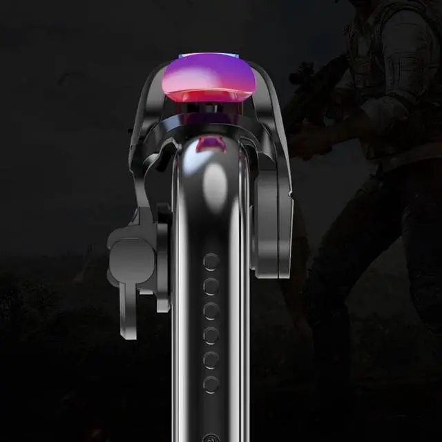 Alt view image 5 of 6 - Phone Mobile Gaming Trigger Fire Button Handle Shooter Game Joysticks Gamepad For PUBG Fire Shooting Aim Key L1R1 Controller