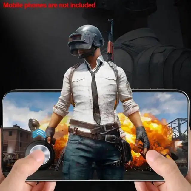 Alt view image 5 of 6 - Round Game Joystick Mobile Phone Rocker For Iphone Android Tablet Metal Button Controller For PUBG Controller With Suction Cup