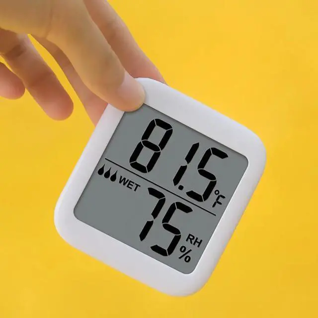 Alt view image 3 of 6 - Digital Thermometer Hygrometer Living Room Baby Room LCD Display Temperature Humidity Meter Gauge